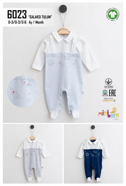 , Light blue, 3-6M