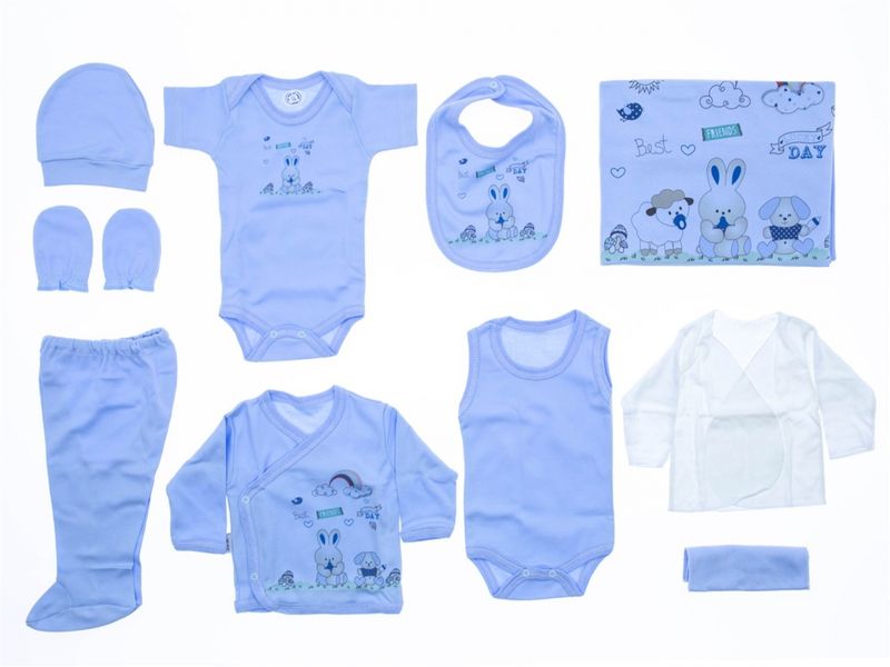 , Blue, 0-3M